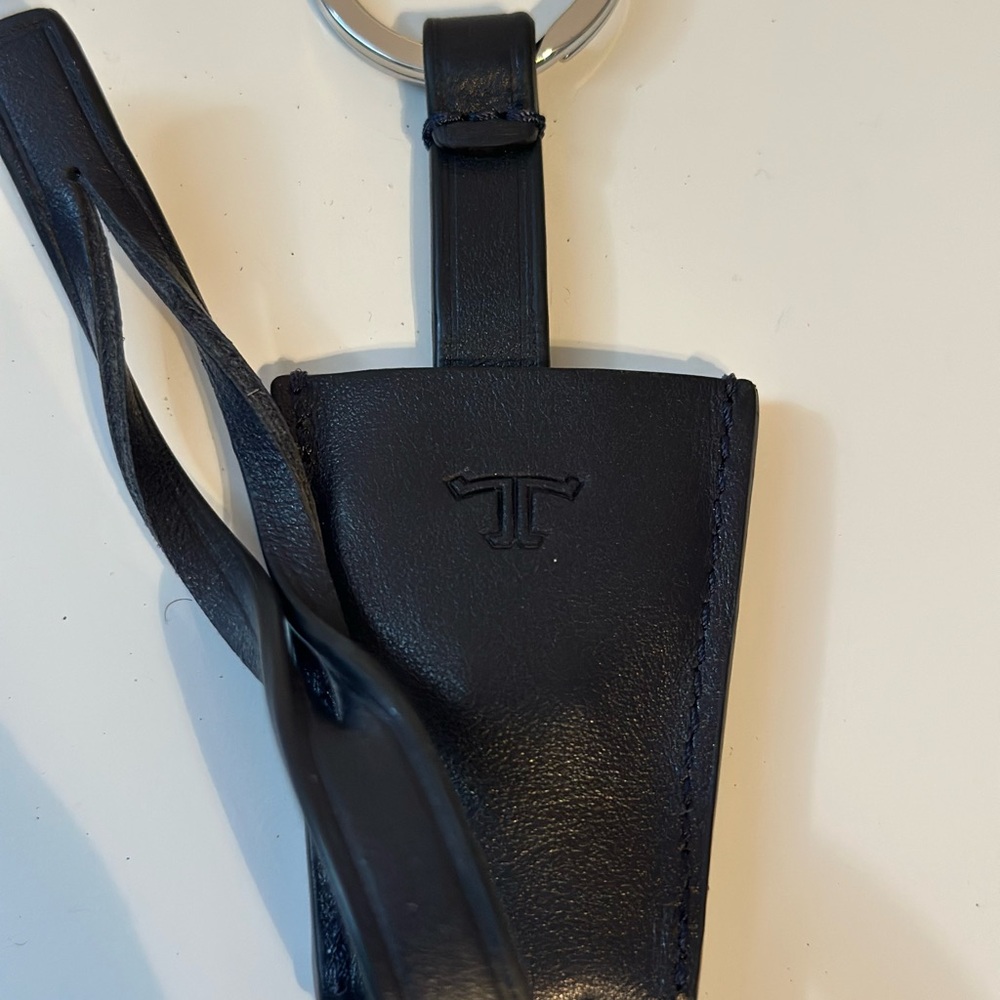 Jaeger-Lecoultre Black Leather Keychain